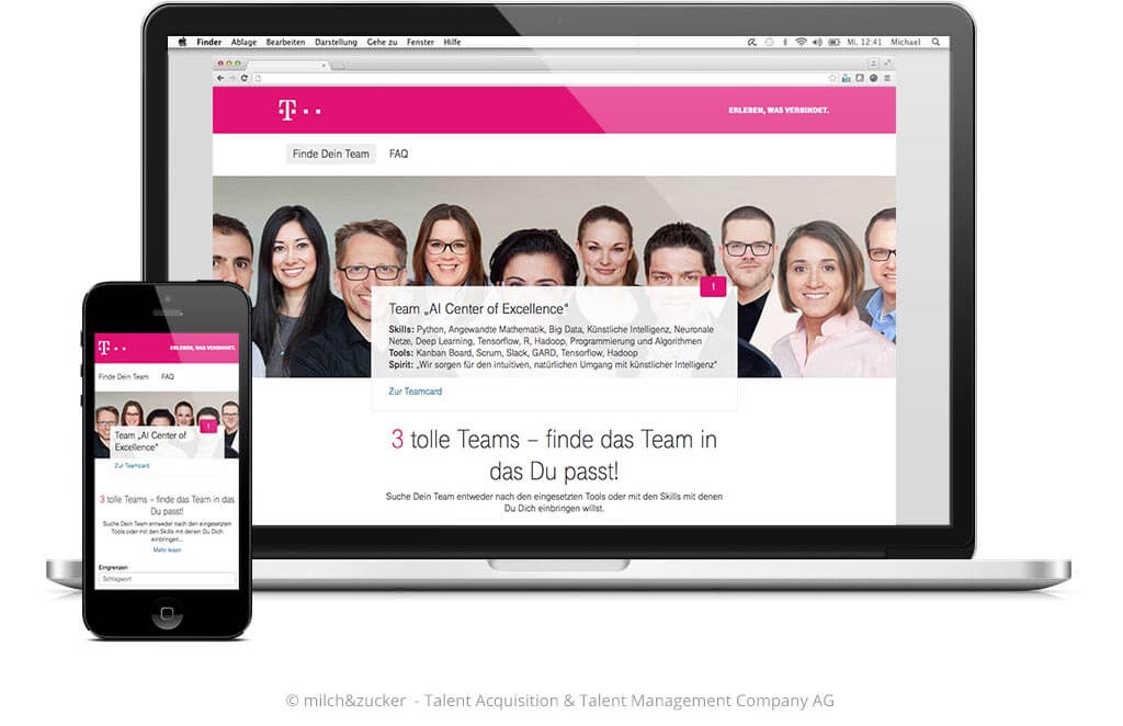 Starsteite Telekom Finde Dein Team