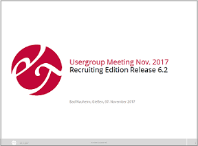 Präsentation November 2017 Usergroup BeeSite Releaseinfos