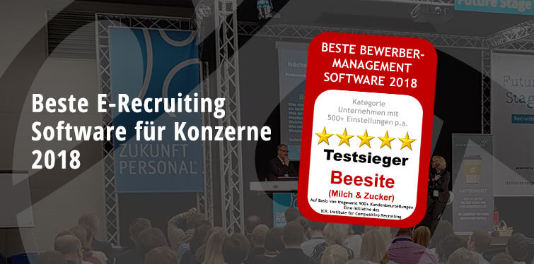 BeeSite Recruiting Edition - Testsieger - beste Bewerber-Management Software 2018